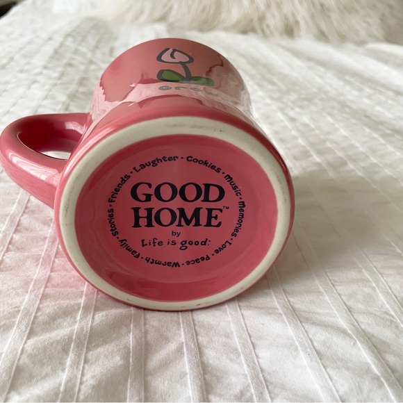 Life Is Good Vibrant Pink Mug - Picture 3 of 3